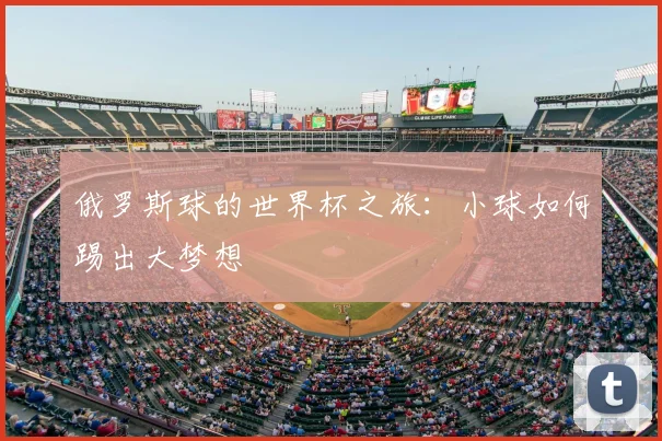 俄罗斯球的世界杯之旅:小球如何踢出大梦想