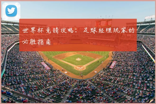 世界杯竞猜攻略:足球经理玩家的必胜指南
