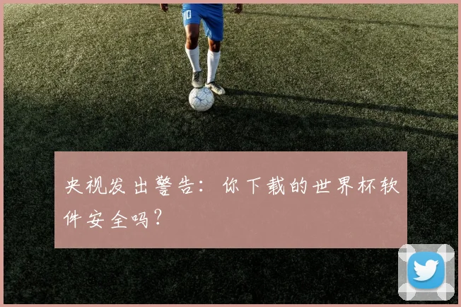 央视发出警告：你下载的世界杯软件安全吗？